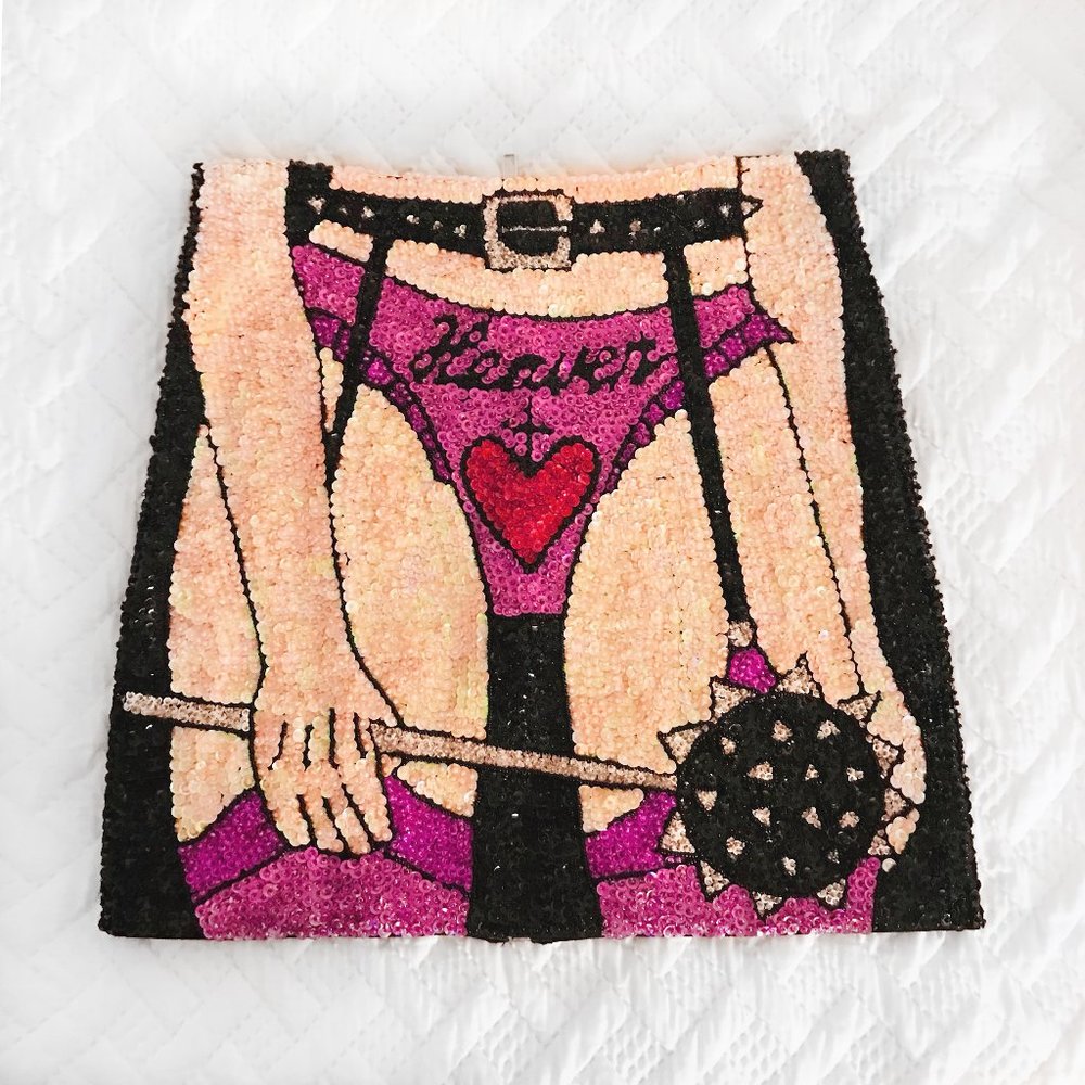 DISCOUNT UNIVERSE | Stairway To Heaven Sequin Mini Skirt | M